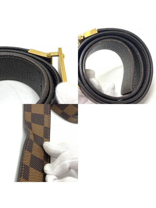 Louis Vuitton Belt Ceinture Enventure Damier Canvas Ebene